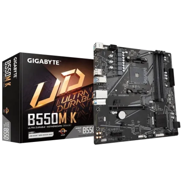 Gigabyte B550M K AMD AM4 Micro ATX Motherboard